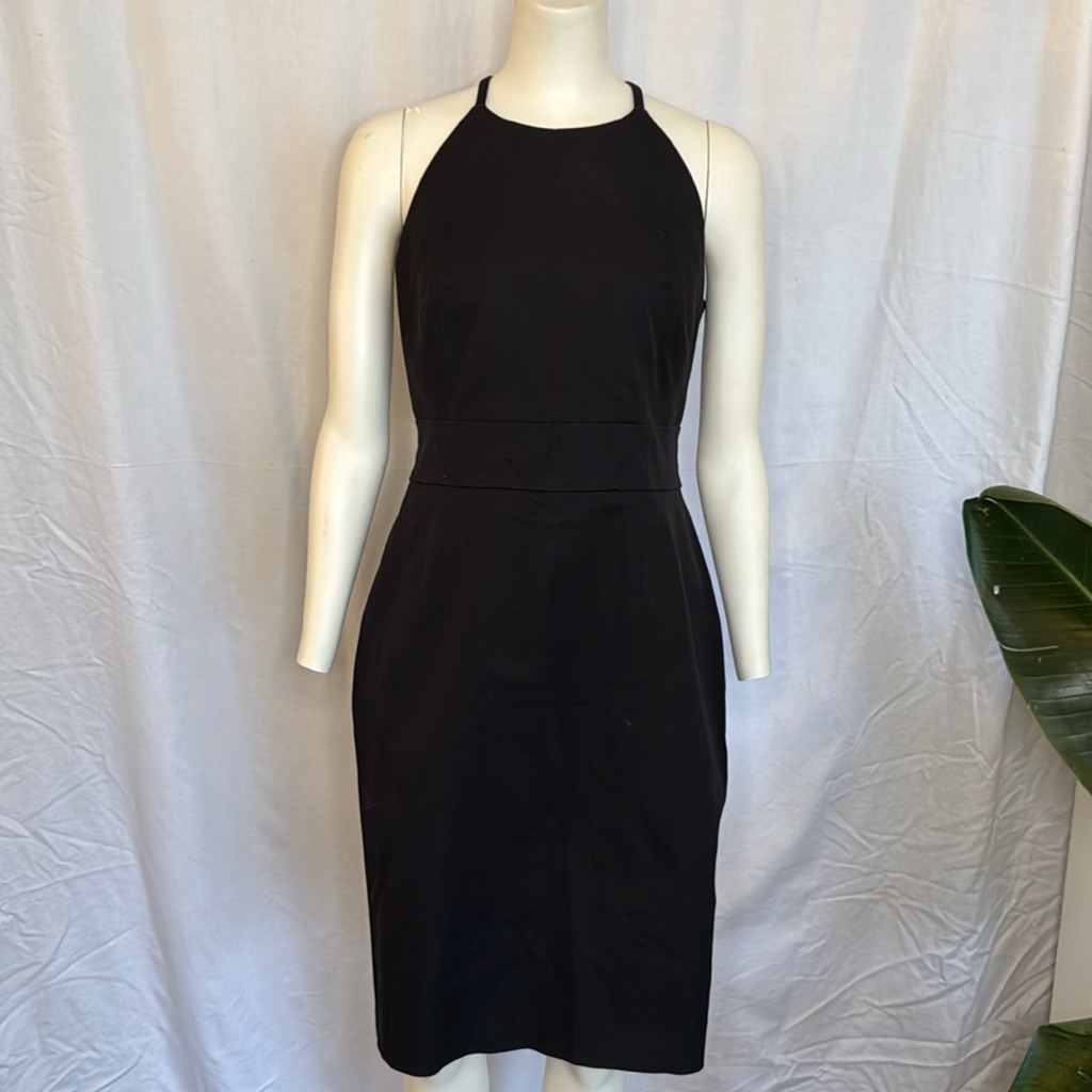 Banana Republic Black Halter Mini Dress